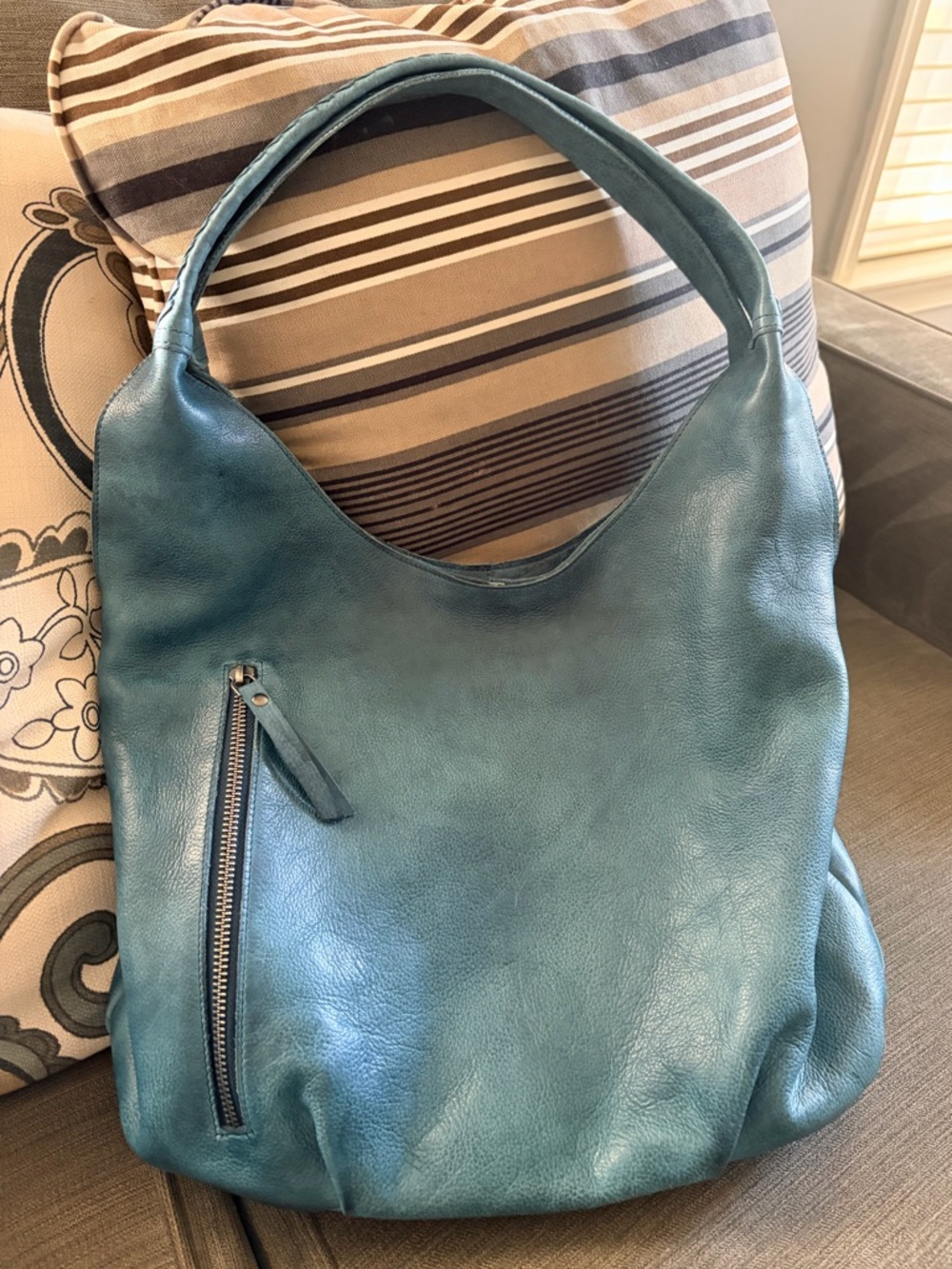 LATICO Camila Shoulder Bag in Denim